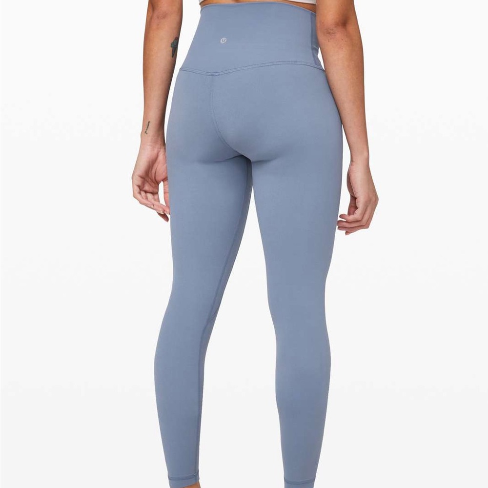 Blue High-Waisted Leggings (Align)